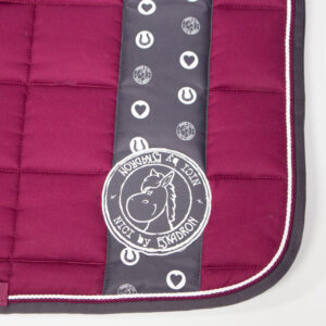 Eskadron Nici Schabracke Big Square burgundy anthra DR