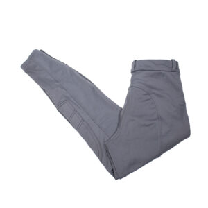 Fouganza Reithose mit Kniebesatz grau S