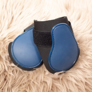 QHP Streichkappen blau Pony