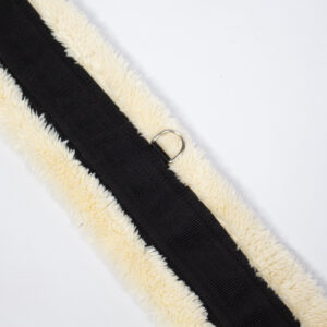 Kentucky Langgurt mit Kunstfell schwarz 115 cm