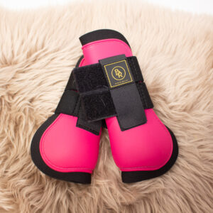 BR Hartschalengamaschen pink Pony
