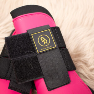 BR Hartschalengamaschen pink Pony