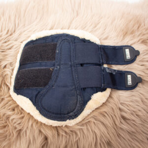 Eskadron Gamaschen Fauxfur night blue S