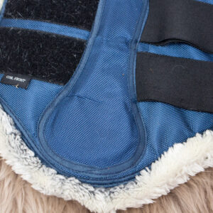 Felix Bühler Gamaschen Save the Sheep blau COB