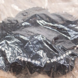 BR Scrunchie Magnolia mit Haarnetz schwarz
