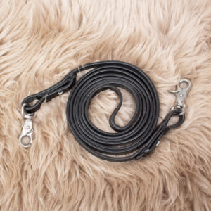 Leder Zügel schwarz WB