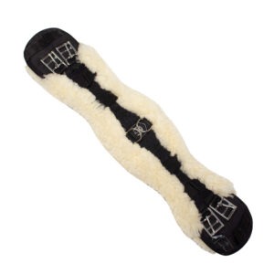 Christ Kurzgurt mit Lammfell schwarz 55 cm