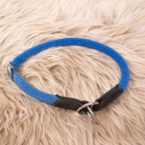 Hunter Zugstopp Halsband blau M
