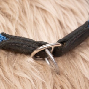 Hunter Zugstopp Halsband blau M