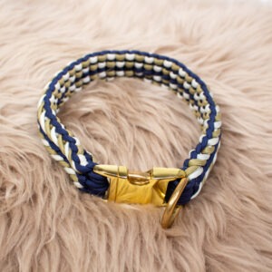 Halsband navy/olive L