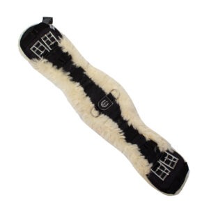 Christ Kurzgurt mit Lammfell schwarz 60 cm