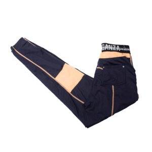 Fouganza Reitleggings mit Kniebesatz navy 153-162