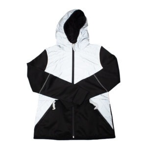 Fietes Pawluxe Jacke schwarz/silber