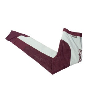 Equilibre Reithose mit Silikonvollbesatz rot/grau 170