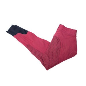 Equilibre Reithose mit Silikonvollbesatz rot 36