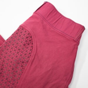 Equilibre Reithose mit Silikonvollbesatz rot 36