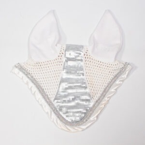 Eskadron Platinum Fliegenohren Pailletten white WB
