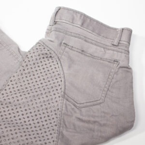 4Riders Jeans Reithose mit Silikonvollbesatz grau 36