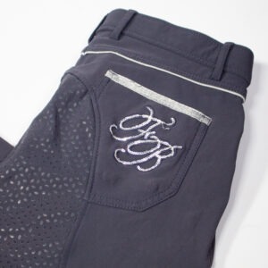 Felix Bühler Reithose mit Silikonvollbesatz navy 80