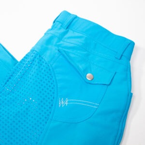 HKM Reithose mit Silikonvollbesatz türkis 36