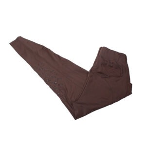 Etalon Vert Reitleggings mit Silikonkniebesatz braun L