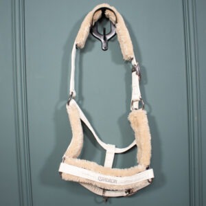 Eskadron Platinum Halfter Glossy Faux Fur offwhite WB