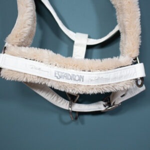 Eskadron Platinum Halfter Glossy Faux Fur offwhite WB