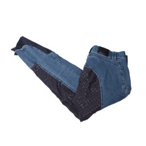 Riderschoice Jeans Reithose mit Silikonvollbesatz blau 42