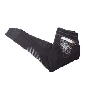 Animo Reithose mit Silikonkniebesatz schwarz 32