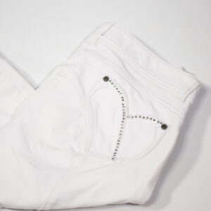 Animo Reithose mit Silikonkniebesatz weiß 32