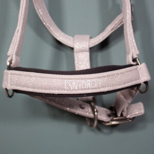 Eskadron Platinum Pure Halfter Mesh Glitter white COB
