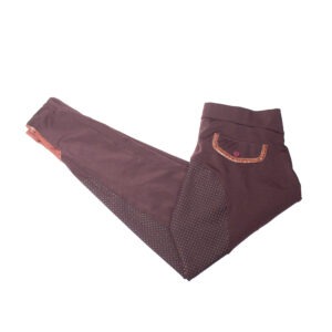 Wüsten Stern Reithose mit Silikonvollbesatz bordeaux L