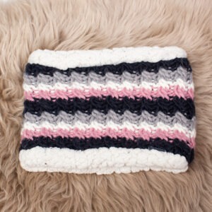 Steeds Schal navy/rosa