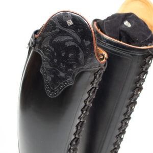 DeNiro Reitstiefel Polo Lack schwarz 39