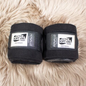 Acavallo Bandagen Fleece & Gel schwarz