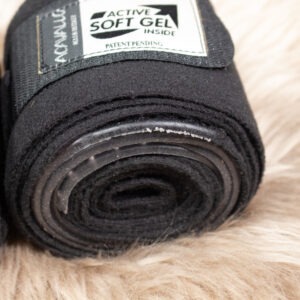Acavallo Bandagen Fleece & Gel schwarz