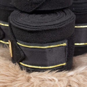 Equestrian Stockholm Bandagen black gold WB