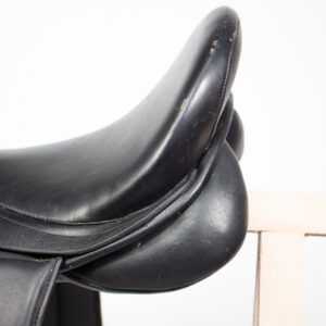 Vielseitigkeitssattel schwarz 17,5