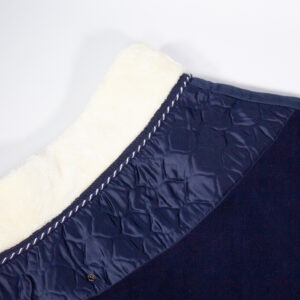 QHP Abschwitzdecke navy 145
