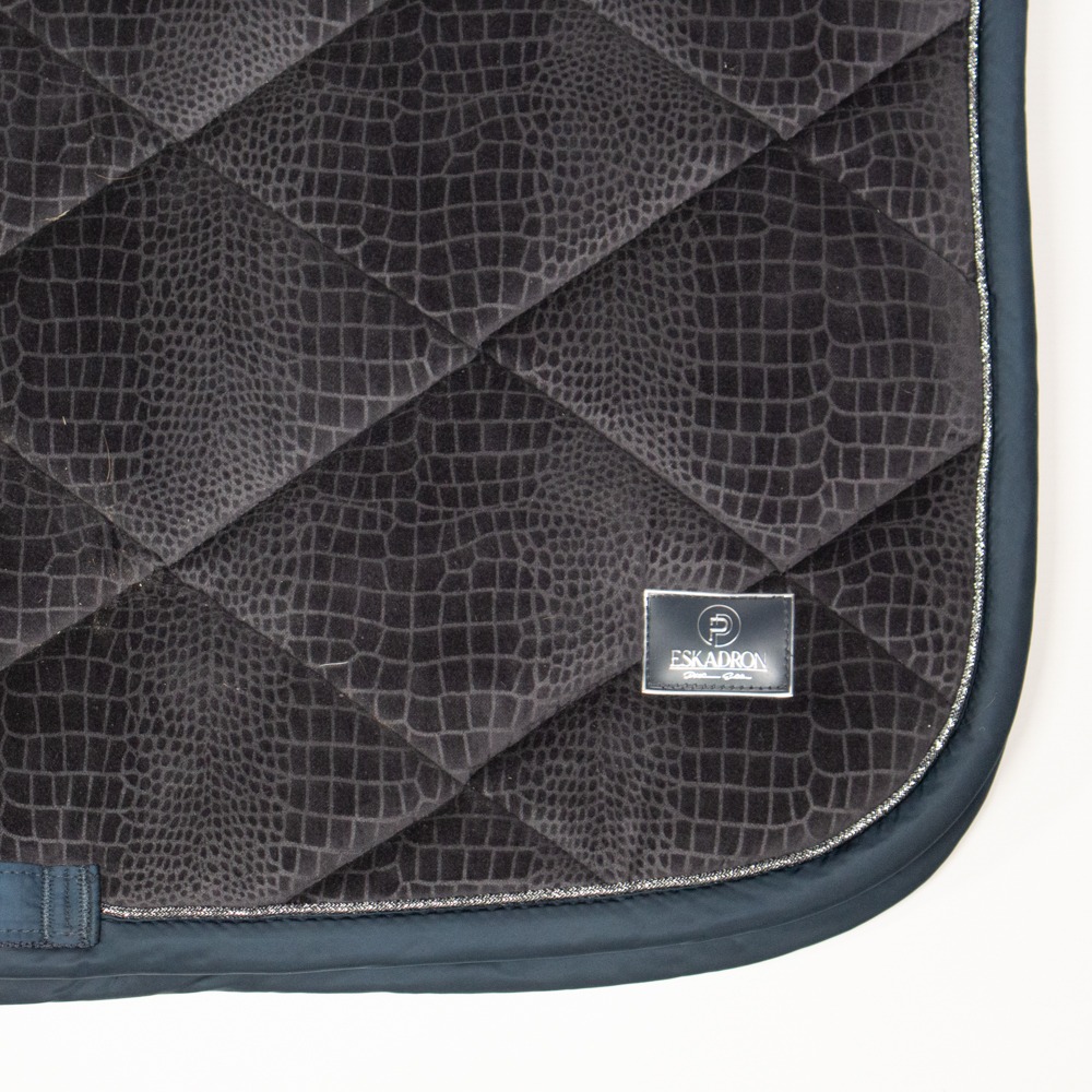 Eskadron Platinum Schabracke Velvet Croco navy DR – Bild 2