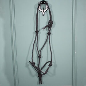 Knotenhalfter schwarz WB