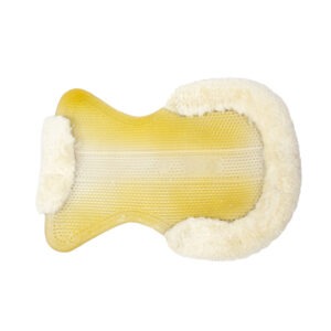 Acavallo Gel Pad mit Lammfell transparent
