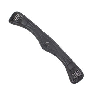 Claridge House Kurzgurt Leder schwarz 80 cm