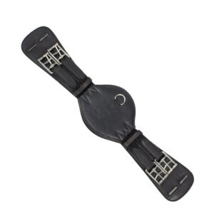 dt saddlery Kurzgurt Leder schwarz 45 cm