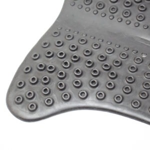 Acavallo Gel Pad Massage vorne erhöht schwarz