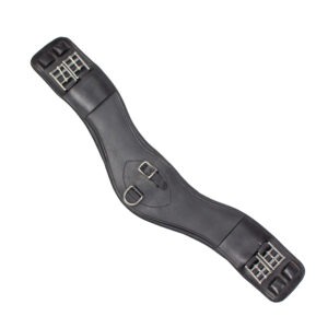 Kurzgurt Leder schwarz 60 cm