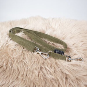 Inaya Hundeleine olive