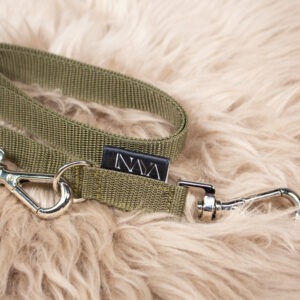 Inaya Hundeleine olive