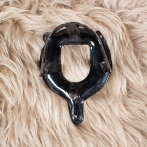 Trensenhalter Metall schwarz