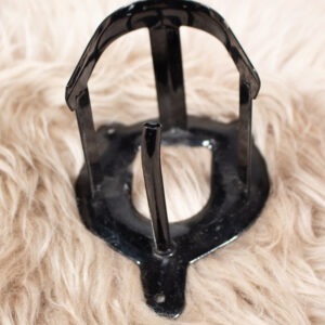 Trensenhalter Metall schwarz